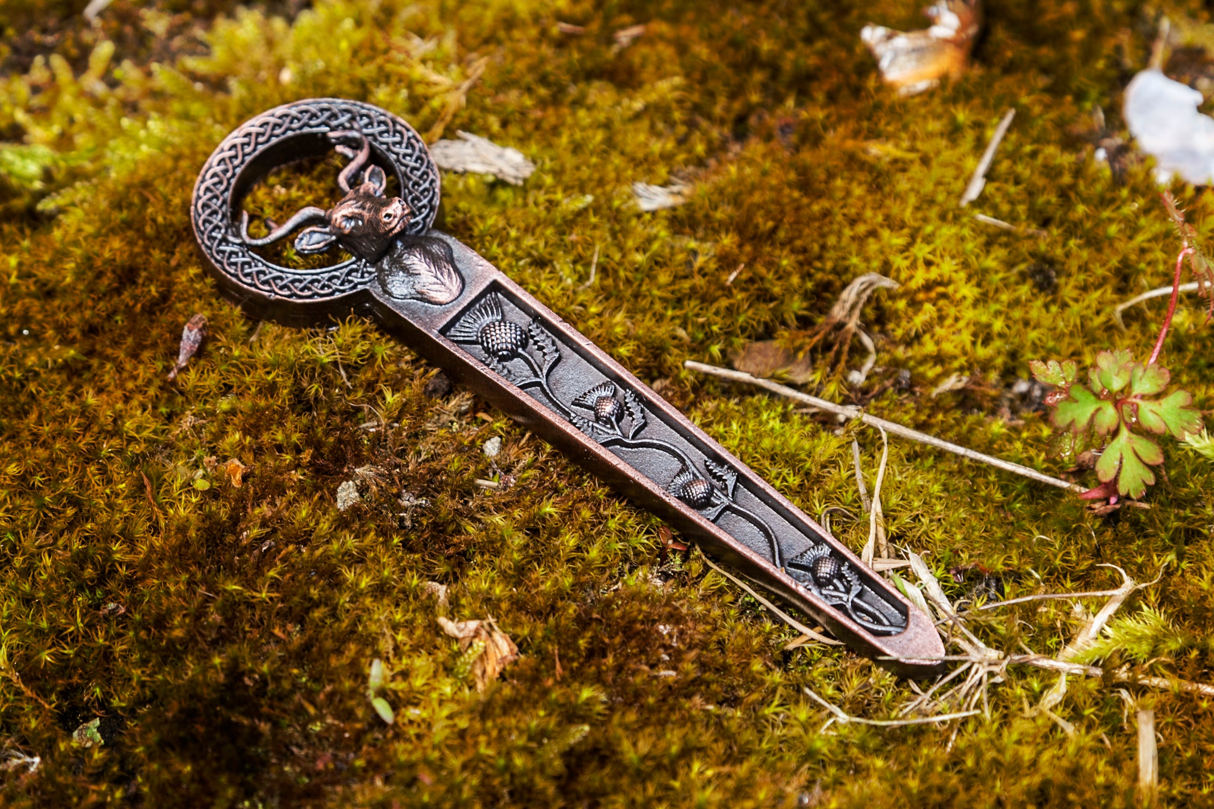 Proper placement of a kilt pin