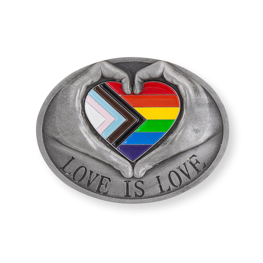 Progress Pride LBGTQ Kilt Belt Buckle - Braemar Highlandwear Matte