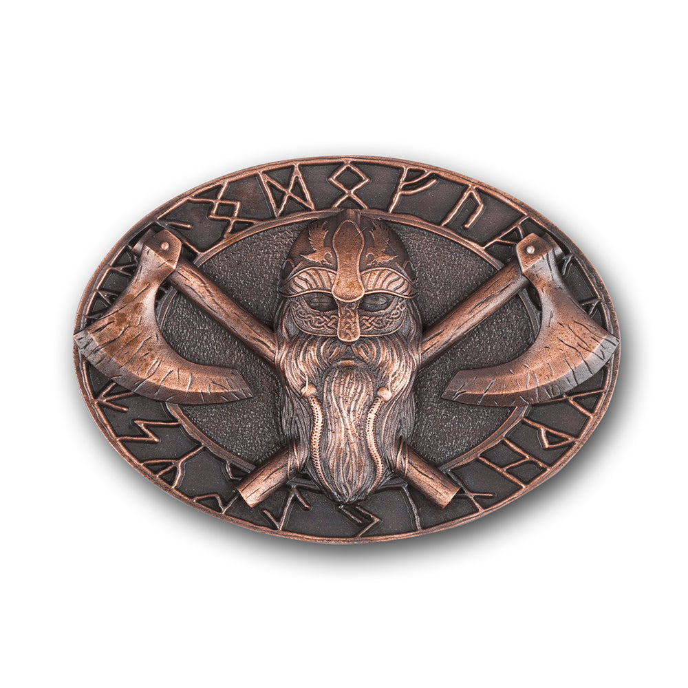 Viking Kilt Buckle Chocolate Bronze