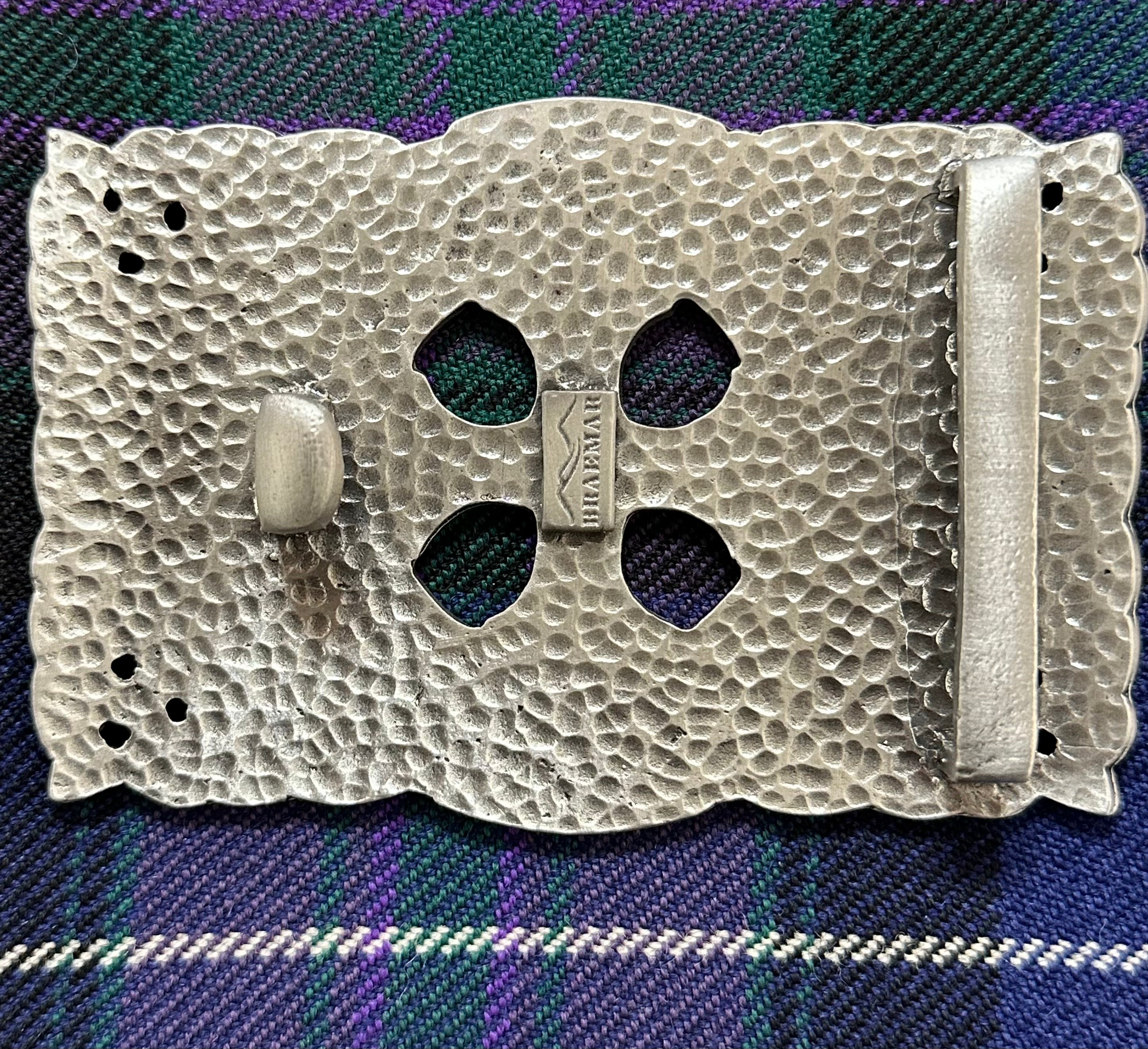 Celtic Cross Pewter Kilt Belt Buckle - Braemar Highlandwear